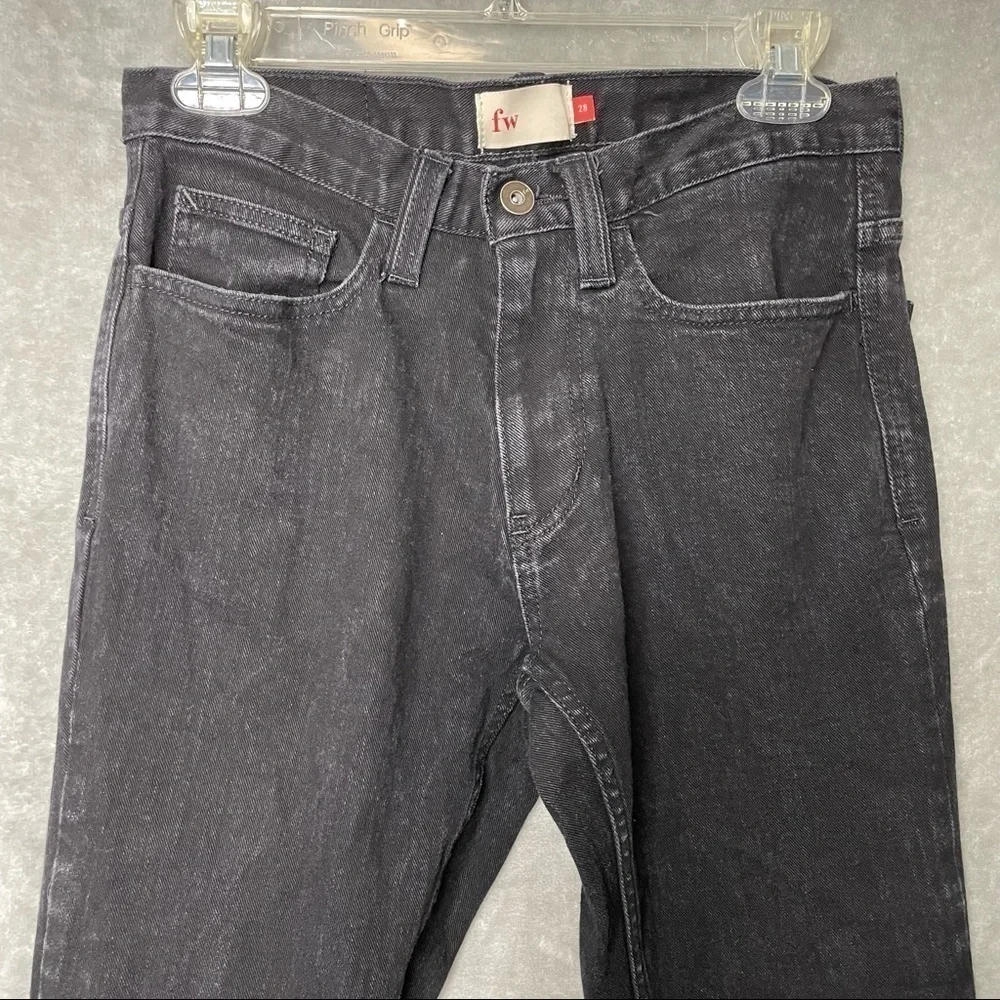 Free World Night Train Regular Black Jeans Size 28 Skater Zumiez Men's Denim